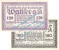 Notgeld AT 2 Scheine kpl. Wallsee , Notgeld Set mit 2 Scheinen in kfr. K-K 1137.II... NOE von 1920 -