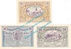 Notgeld AT 3 Scheine kpl. Wang , Notgeld Set mit 3 Scheinen in kfr. K-K 1139 , Niederösterreich 1920 -