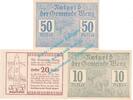 Notgeld AT 3 Scheine kpl. Weng , Notgeld Set mit 3 Scheinen in kfr. K-K 1171.I , Oberösterreich 1920 -
