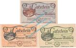 Notgeld AT 3 Scheine kpl. Winklarn , Notgeld Set mit 3 Scheinen in kfr. K-K 1246.I... NOE von 1920 -