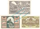 Notgeld AT 3 Scheine kpl. Würnsdorf , Notgeld Set mit 3 Scheinen in kfr. K-K 1257.II.a , Niederösterreich -