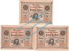 Notgeld AT 3 Scheine kpl. Alkoven , Notgeld Set -rosa- mit 3 Scheinen in kfr. K-K 18.d , Oberösterreich -