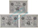 Notgeld AT 3 Scheine kpl. Alkoven , Notgeld Set -blau- mit 3 Scheinen in kfr. K-K 18.a , Oberösterreich -