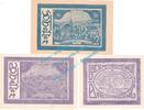 Notgeld AT 3 Scheine kpl. Bachmanning , Notgeld Set mit 3 Scheinen in kfr. K-K 72... , Oberösterreich 1920 -