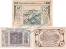 Notgeld AT 3 Scheine kpl. Brunnenthal , Notgeld Set mit 3 Scheinen in kfr. K-K 111.a , Oberösterreich 1920 -