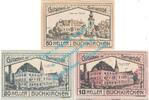 Notgeld AT 3 Scheine kpl. Buchkirchen , Notgeld Set mit 3 Scheinen in kfr. K-K 114.I.a , OOE von 1920 -