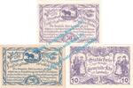 Notgeld AT 3 Scheine kpl. Edt b.L. Notgeld Set mit 3 Scheinen in kfr. K-K 151... Oberösterreich o.D. -