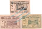 Notgeld AT 3 Scheine kpl. Etsdorf , Notgeld Set mit 3 Scheinen in kfr. K-K 190.I.a , Niederösterreich 1920 -