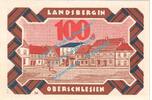 Notgeld De 100 Pf. Nr.3 Landsberg , Notgeld 100 Pfennig Nr.3 -März- in kfr. M-G 763.1.a , Schlesien 1921 -