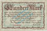 Großnotgeld 1922/23 100 Mk. Hannover , Notgeld 100 Mark Schein in gbr. Müller 1990.1 , Niedersachsen 1922-23 -