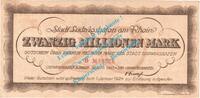 Inflation DE 20 Mio. Mk. Ludwigshafen , Notgeld 20 Millionen Mark Schein in gbr. Keller 3328.c Pfalz 1923 -