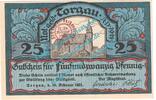 Notgeld DE 25 Pf. -Stempel- Torgau , Notgeld 25 Pfennig -Dachdecker Verbandstag- in kfr. M-G 1331.3.b , 1921 -