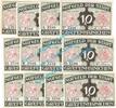 Notgeld DE 12 x 10 Pf. Gräfenhainichen , Notgeld 12 x 10 Pfennig -Sprüche- in kfr. M-G 461.3 , SA -