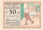 Notgeld DE 50 Pf. Nr.2 -9,5mm- Schobüll , Notgeld 50 Pfennig Nr.2 --9,5mm-- in kfr. M-G 1194.4 , Schleswig o.D. -