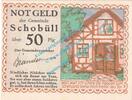 Notgeld DE 50 Pf. Nr.1 -Textfehler- Schobüll , Notgeld 50 Pfennig Nr.1 --Textfehler-- in kfr. M-G 1194.3 , Schleswig -
