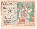 Notgeld DE 50 Pf. Nr.2 -Textfehler- Schobüll , Notgeld 50 Pfennig Nr.2 --Textfehler-- in kfr. M-G 1194.3 , Schleswig -