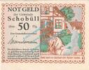 Notgeld DE 50 Pf. Nr.4 -Textfehler- Schobüll , Notgeld 50 Pfennig Nr.4 --Textfehler-- in kfr. M-G 1194.3 , Schleswig -