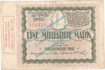 Inflation DE 1 Mia. Mk. Speyer , Notgeld 1 Milliarde Mark Schein in gbr. Keller 4286.d , Pfalz von 1923 -