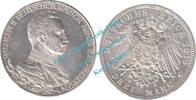 Preussen 3 Mk. -25 Jubiläum- Silbermünze deutsches Reich , 3 Mark Stück von 1913 A -25 jubiläum- , J.112 -