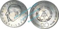 DDR 20 Mk. -Mann- Gedenkmünze DDR , 20 Mark -Geb. H. Mann- bfr-Stgl. von 1973 A , J.1531 -0539- -