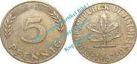 Kursmünze DE 5 Pf. Kursmünze BRD , 5 Pfennig Stück zirkuliert von 1967 G , J.382 , -0543- -
