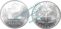 DDR 2 Mk. Kursmünze DDR , 2 Mark Stück bfr-Stgl. von 1957 A , J.1515 -0546- -