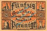 Notgeld DE 50 Pf. Grossalmerode , Notgeld 50 Pfennig Schein in kfr. Tieste 2500.05.11 , Hessen o.D -