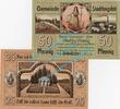 Notgeld DE 2 Scheine kpl. Stadtlengsfeld , Notgeld Set mit 2 Scheinen in kfr. Tieste 7055.05.45-46 , TH -