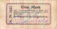 Notgeld 1914/15 1 Mk. Grätz , Notgeld 1 Mark Schein in gbr. Diessner 130.5.a , Posen von 1914 -