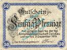 Notgeld DE 50 Pf. Zwickau , Notgeld 50 Pfennig Schein in kfr. Tieste 8305.05.03 , Sachsen o.D. -