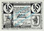 Notgeld DE 10 Pf. Zobten , Notgeld 10 Pfennig Schein in kfr. Tieste 8250.45.01 , Schlesien 1919 -