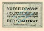 Notgeld DE 5 Pf. Passau , Notgeld 5 Pfennig Schein in kfr. Tieste 5515.05.120 , Sachsen o.D. -