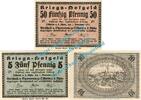 Kleingeld 1914-1922 3 Scheine kpl. Ostheim , Notgeld Set mit 3 Scheinen Lichtenburg in kfr. Tieste 5462.05.40-42 -