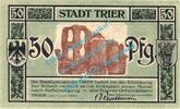 Kleingeld 1914-1922 50 Pf. Trier , Notgeld 50 Pfennig Schein in kfr. Tieste 7455.10.16 , Rheinland von 1920 -