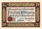 Notgeld DE 50 Pf. Rottweil , Notgeld 50 Pfennig Schein in kfr. Tieste 6265.05.01 Württemberg 1918 -