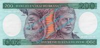 Brasilien - Brazil 200 Cruzeiros Banknote Brasilien - Brazil , 200 Cruzeiros Schein ND 1981-84 in unc , kfr -