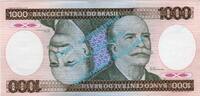 Brasilien - Brazil 1.000 Cruzeiros Banknote Brasilien - Brazil , 1.000 Cruzeiros Schein ND 1981-86 in unc , kfr -