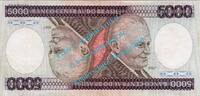 Brasilien - Brazil 5.000 Cruzeiros Banknote Brasilien - Brazil , 5.000 Cruzeiros Schein ND 1981-85 in unc- , kfr- -