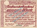 Inflation DE 500.000 Mk. Hannover , Notgeld 500.000 Mark Schein in gbr. Keller 2148.b Niedersachsen 1923 -