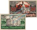 Notgeld DE 2 Scheine kpl. Nienburg Weser , Notgeld Set mit 2 Scheinen in kfr. Tieste 5105.05.05-06 , NDS -