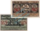 Kleingeld 1914-1922 2 Scheine kpl. Hameln , Notgeld Set mit 2 Scheinen in kfr. Tieste 2770.25... Niedersachsen 1918 -