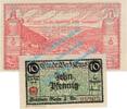 Kleingeld 1914-1922 DE 2 Scheine kpl. Bad Ems , Notgeld Set mit 2 Scheinen in kfr. Tieste 1715.05.15-16 , Hessen 1918 -