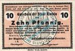 Notgeld DE 10 Pf. Rinteln , Notgeld 10 Pfennig Schein in unc. Tieste 6075.05.16 , Hessen von 1918 -