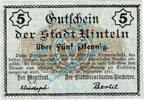 Notgeld DE 5 Pf. Rinteln , Notgeld 5 Pfennig Schein in unc. Tieste 6075.05.05 , Hessen von 1918 -