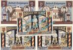 Notgeld DE 5 Scheine kpl. Salzungen , Notgeld Set mit 5 Scheinen in kfr. M-G 1160.1.a , Thüringen 1921 -