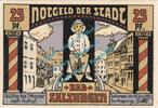 Notgeld DE 25 Pf. Salzungen , Notgeld 25 Pfennig Schein in kfr. M-G 1160.1.a , Thüringen 1921 -
