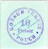 Notgeld DE 10 Pf. Pouch , Notgeld 10 Pfennig Schein in unc. Tieste 5740.05.02 , Sachsen o.D. -