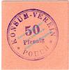 Notgeld DE 50 Pf. Pouch , Notgeld 50 Pfennig Schein in unc. Tieste 5740.05.03 , Sachsen o.D. -
