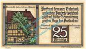 Notgeld DE 25 Pf. -KAHLA- Quedlinburg , Notgeld 25 Pfennig Schein -KAHLA- in kfr. M-G 1087.2 , SA 1921 -