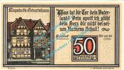 Notgeld DE 50 Pf. Nr.2 -KAHLA- Quedlinburg , Notgeld 50 Pfennig Nr.2 -KAHLA- in kfr. M-G 1087.2 , SA von 1921 -